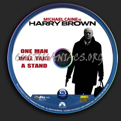 Harry Brown blu-ray label