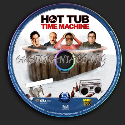 Hot Tub Time Machine blu-ray label