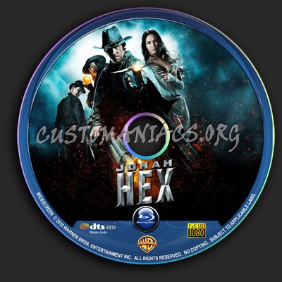 Jonah Hex blu-ray label