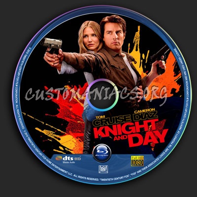 Knight And Day blu-ray label