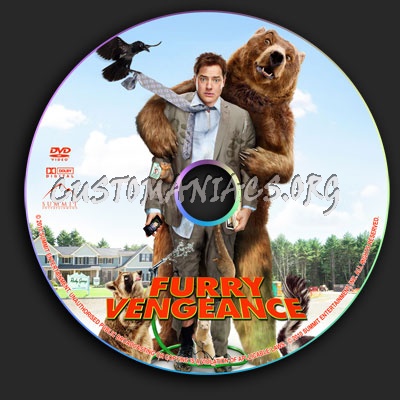 Furry Vengeance dvd label