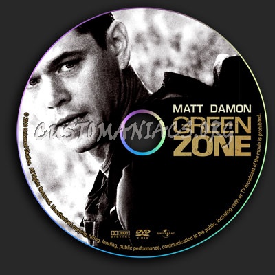 Green Zone dvd label