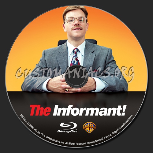 The Informant blu-ray label