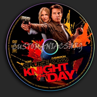 Knight And Day dvd label