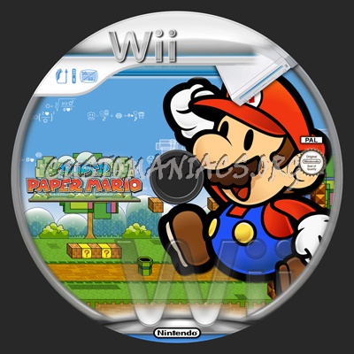 Super Paper Mario dvd label - DVD Covers & Labels by Customaniacs, id ...
