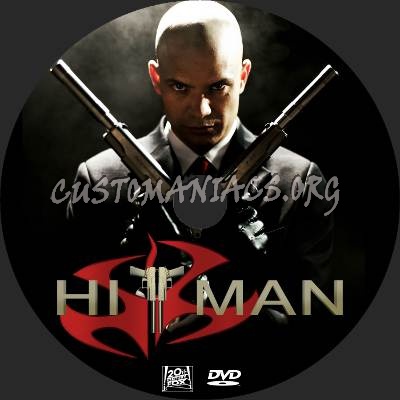 Hitman dvd label