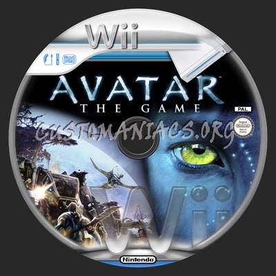 James Camerons Avatar the Game dvd label