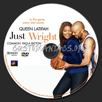 Just Wright dvd label