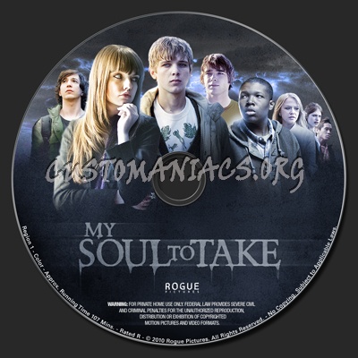 My Soul To Take dvd label