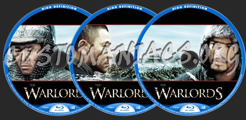 The Warlords blu-ray label