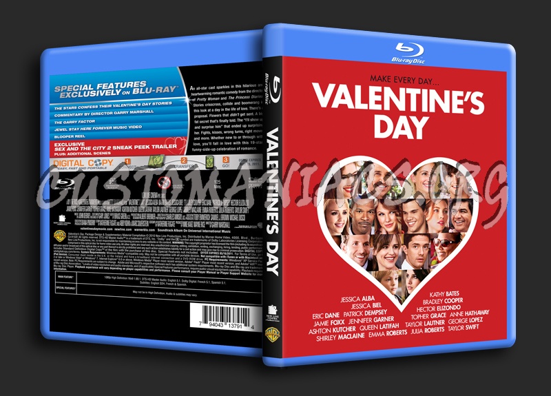 Valentine's Day blu-ray cover