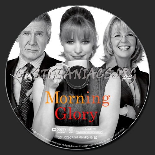 Morning Glory dvd label