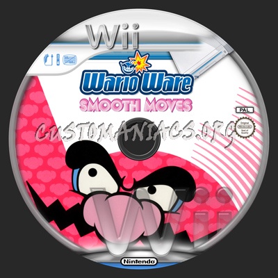 WarioWare Smooth Moves dvd label