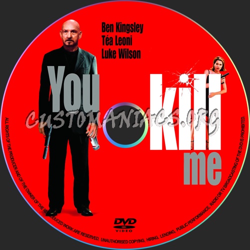 You Kill Me dvd label