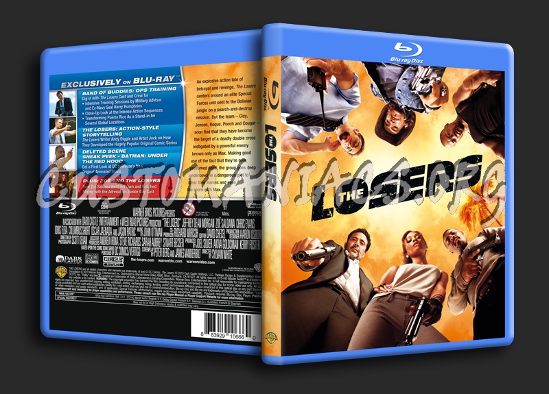 The Losers blu-ray cover