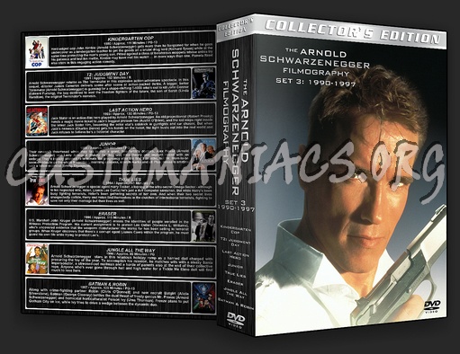 The Arnold Schwarzenegger Filmography - Set 3: 1990-1997 dvd cover