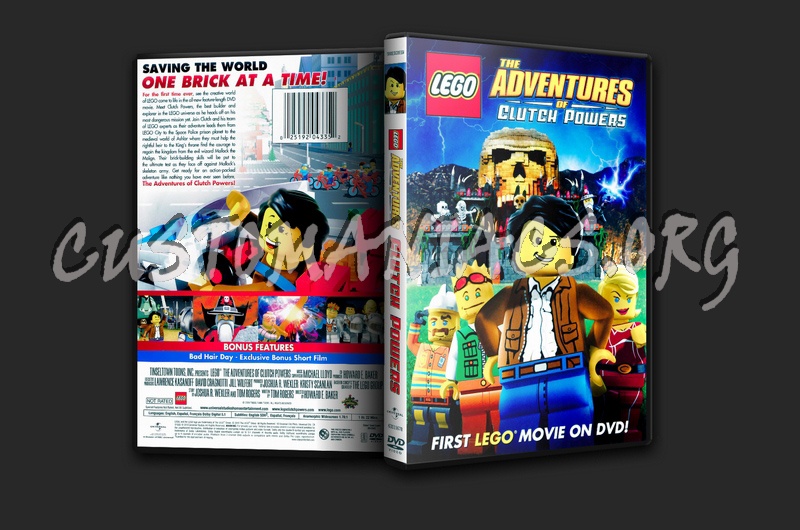 Lego: The Adventures of Clutch Powers dvd cover