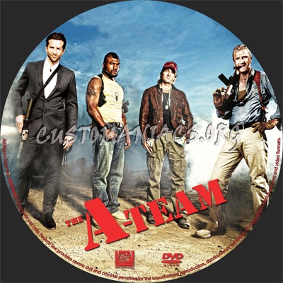 The A-Team dvd label