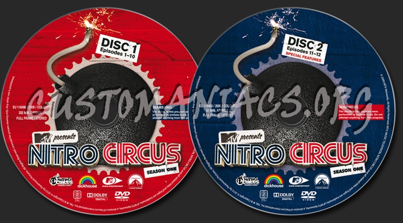 Nitro Circus Season 1 dvd label