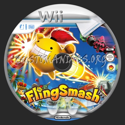 FlingSmash dvd label