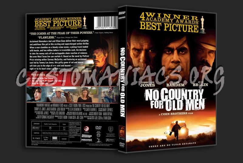 No Country For Old Men dvd cover