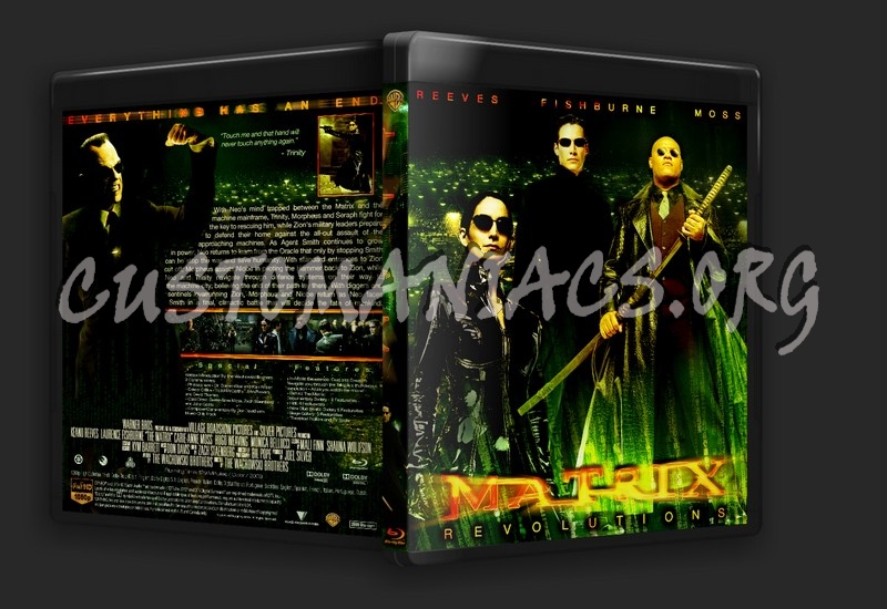 Matrix Trilogy blu-ray cover