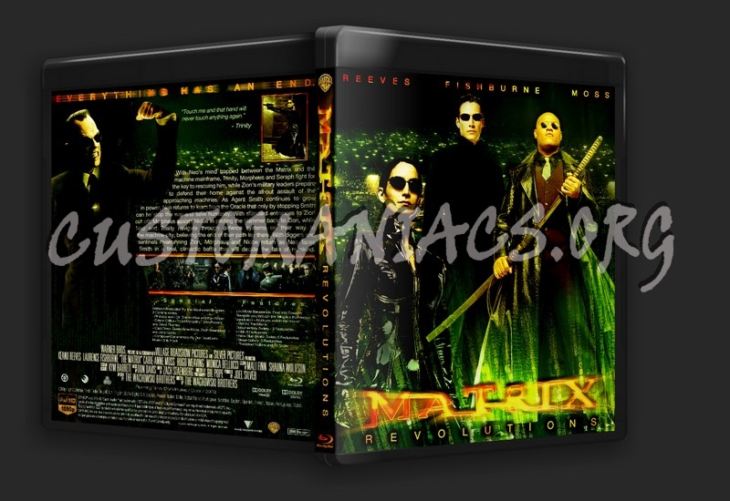 Matrix Trilogy blu-ray cover