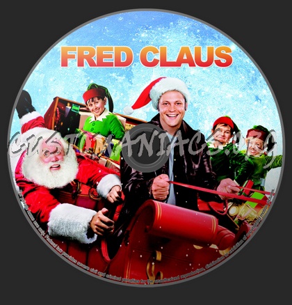 Fred Claus dvd label