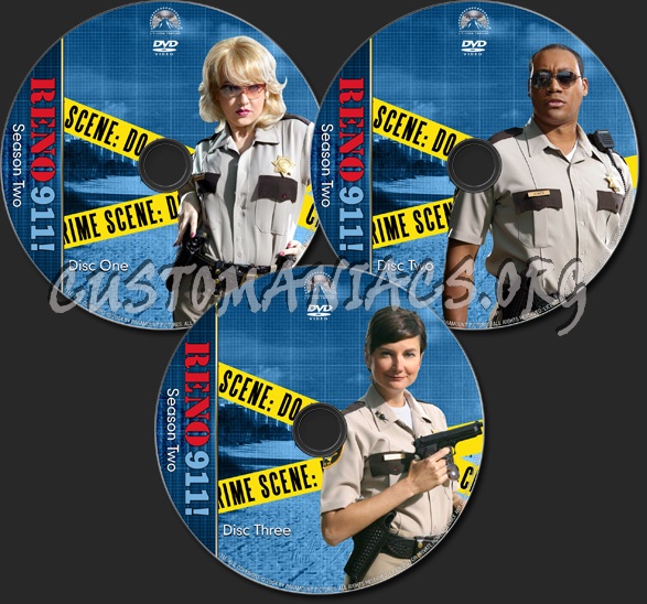 Reno 911! - Season 2 - TV Collection dvd label