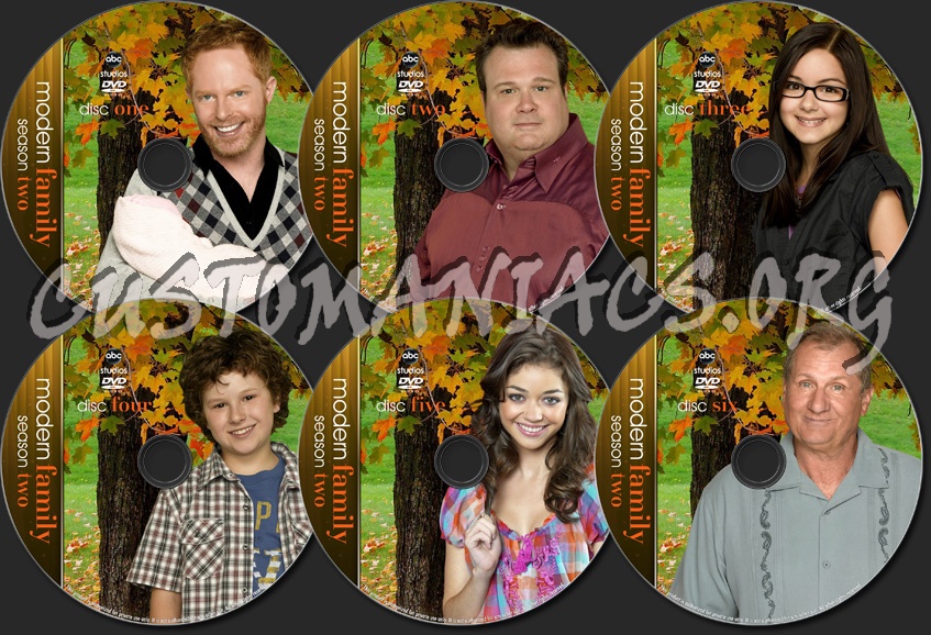 Modern Family - Season 2 - TV Collection dvd label