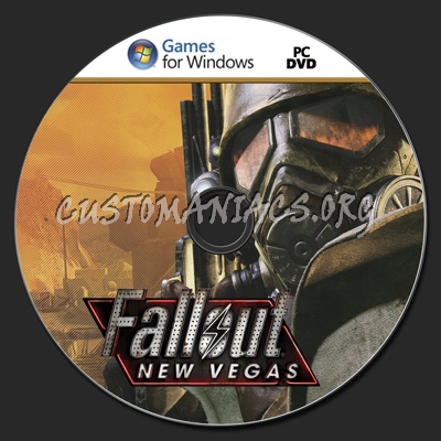 Fallout New Vegas dvd label