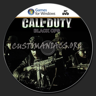 Call of Duty Black Ops dvd label