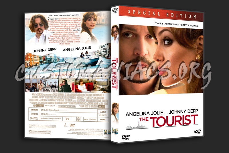 The Tourist dvd cover