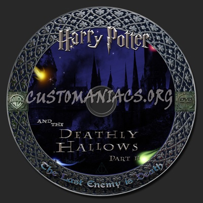 Harry Potter and the Deathly Hallows Part 2 dvd label