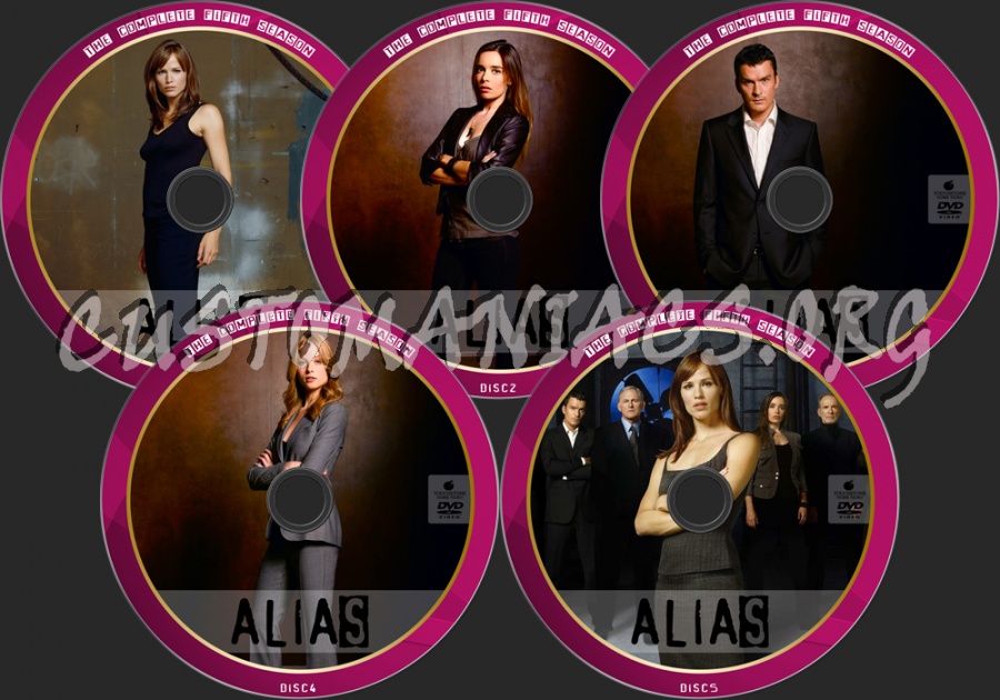 Alias - Season 5 dvd label