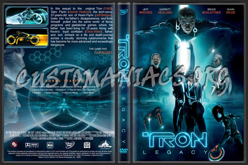 Tron Legacy dvd cover