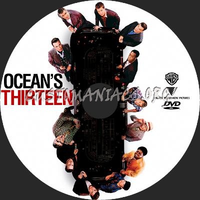 Ocean's Thirteen dvd label