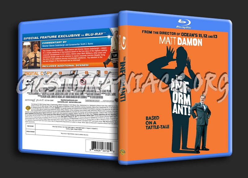 The Informant blu-ray cover