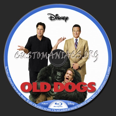 Old Dogs blu-ray label