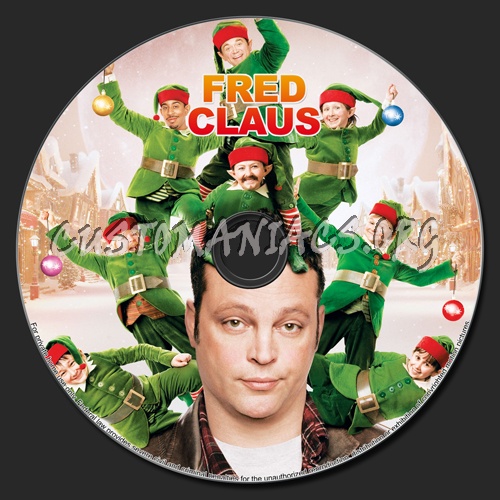 Fred Claus dvd label