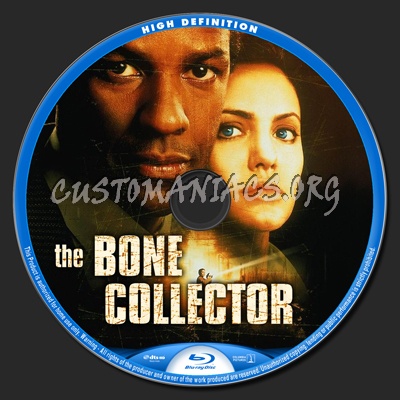 The Bone Collector blu-ray label