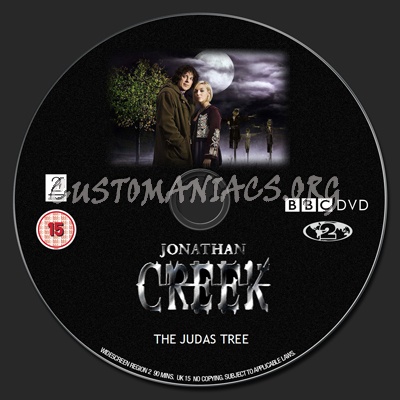 Jonathan Creek: The Judas Tree dvd label