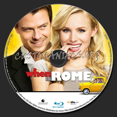 When in Rome blu-ray label