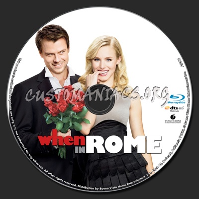 When in Rome blu-ray label