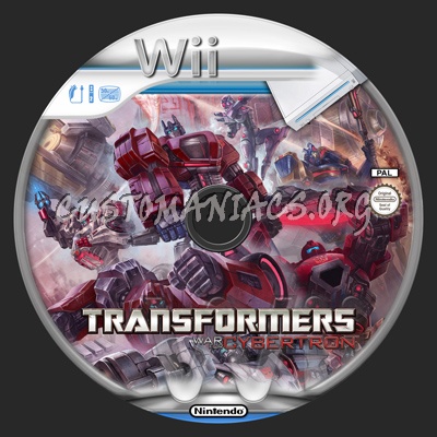 Transformers War for Cybertron dvd label