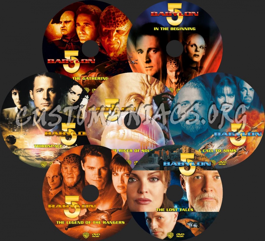 Babylon 5 Movie Collection dvd label