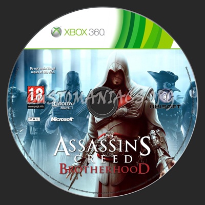 Assassin's Creed : Brotherhood dvd label