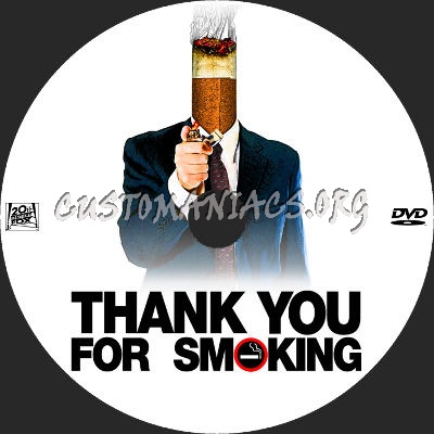 Thank You For Smoking dvd label