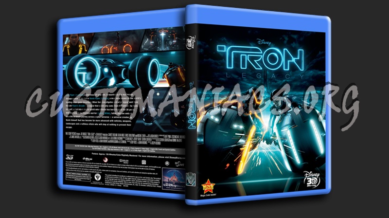 TRON: Legacy blu-ray cover