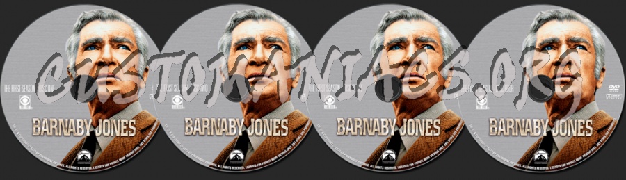 Barnaby Jones Season 1 dvd label